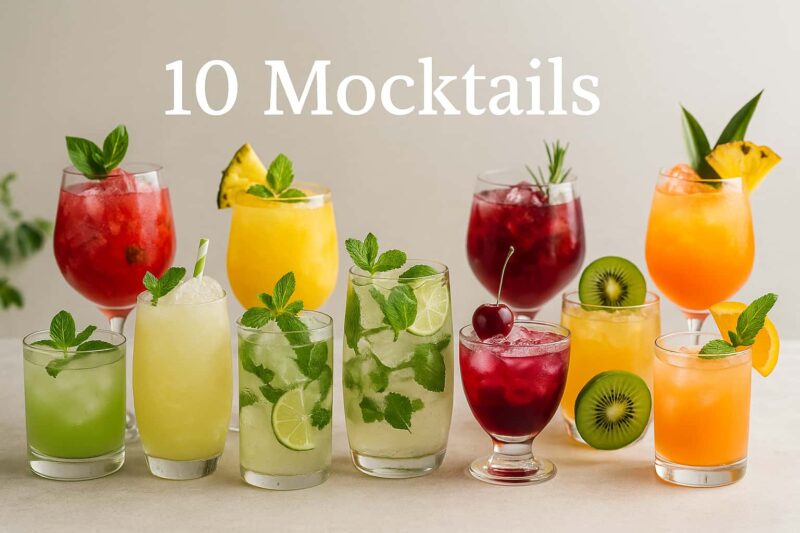 10 Best Mocktail Recipes for 2025: Refreshing Summer Mocktails