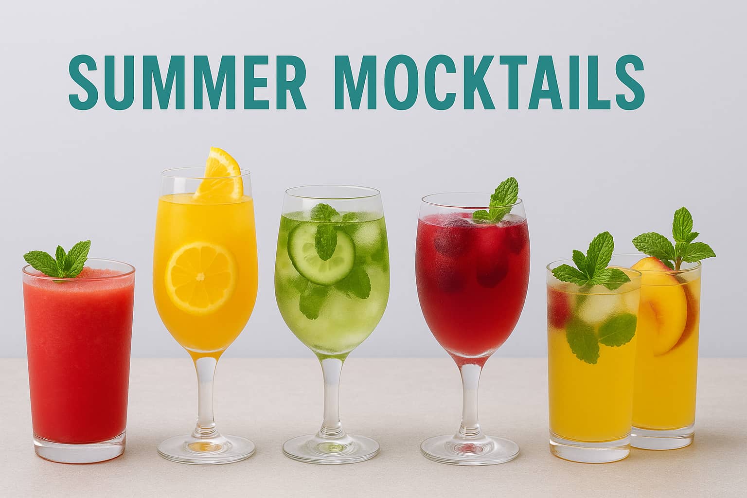 Top 10 Summer Mocktails to Beat the Heat: Refreshing Non-Alcoholic Drinks